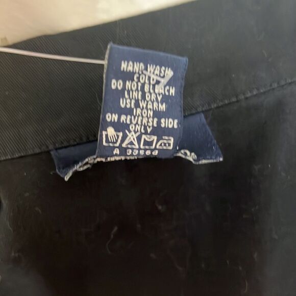 Denim & Co Black Jacket Size Small Flower Appliqué - Picture 8 of 13